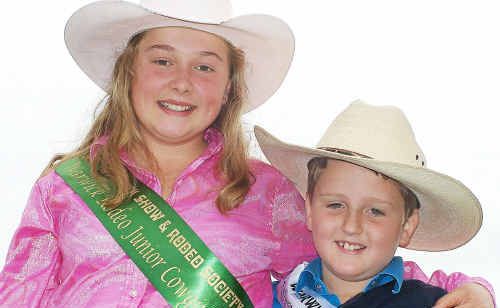 Darcey Liesegang and Huon Johnson are entrants in the 2010 Junior Cowgirl and Tiny Tot competition. Darcey Liesegang and Huon Johnson are entrants in the 2010 Junior Cowgirl and Tiny Tot competition.